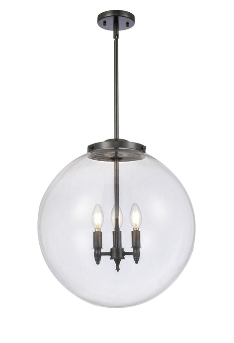 Innovations 221-3S-BK-G202-18-LED LED Pendant, Matte Black