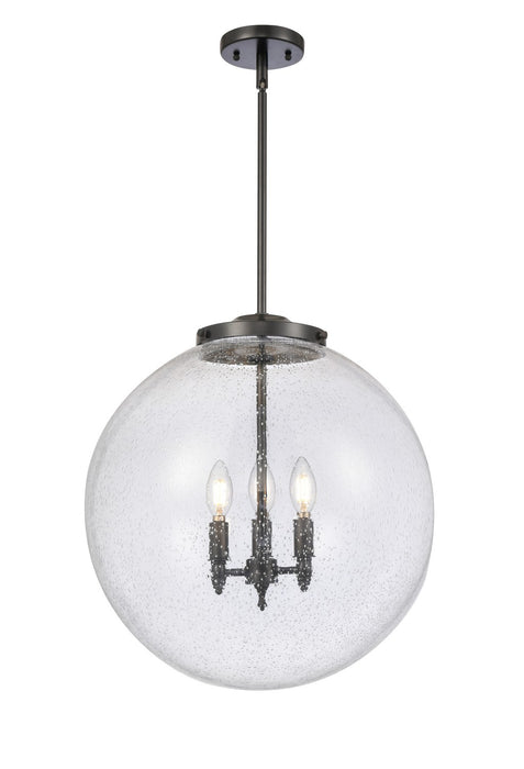 Innovations 221-3S-BK-G204-18-LED LED Pendant, Matte Black