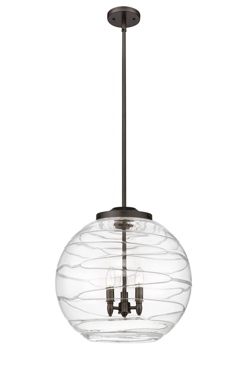 Innovations 221-3S-OB-G1213-18-LED LED Pendant, Oil Rubbed Bronze