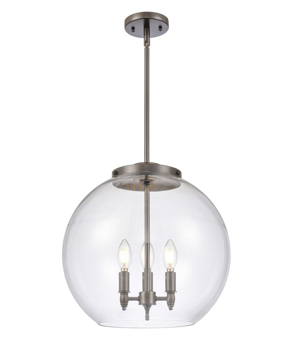 Innovations 221-3S-OB-G122-16-LED LED Pendant, Oil Rubbed Bronze