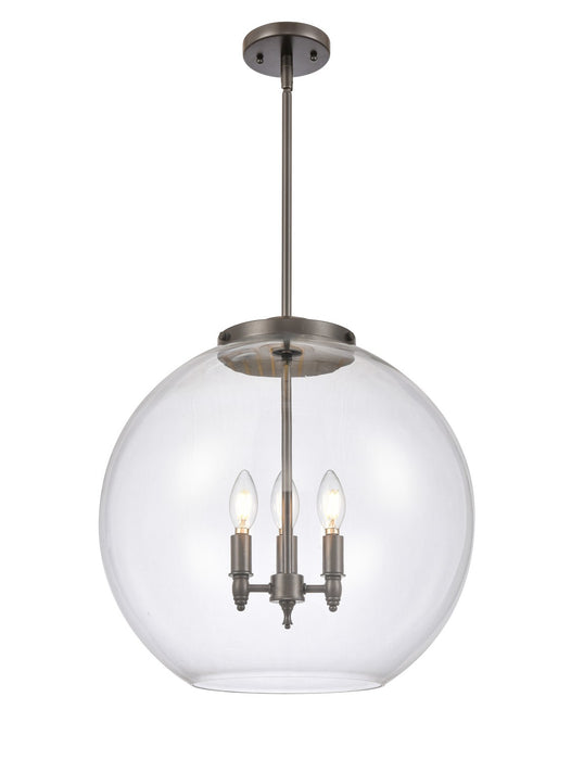 Innovations 221-3S-OB-G122-18-LED LED Pendant, Oil Rubbed Bronze