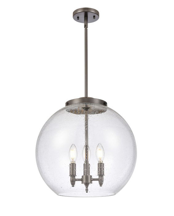 Innovations 221-3S-OB-G124-16-LED LED Pendant, Oil Rubbed Bronze