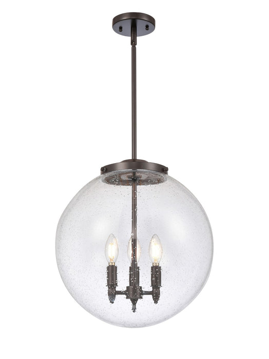 Innovations 221-3S-OB-G204-16 Three Light Pendant, Oil Rubbed Bronze