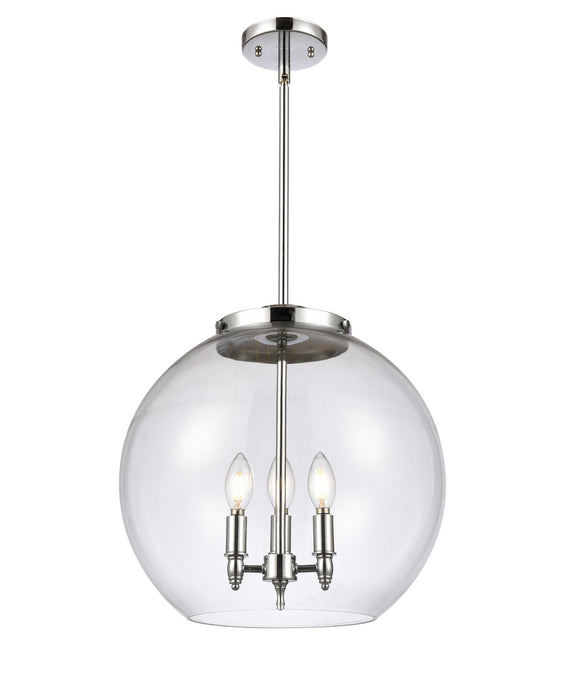 Innovations 221-3S-PC-G122-16-LED LED Pendant, Polished Chrome