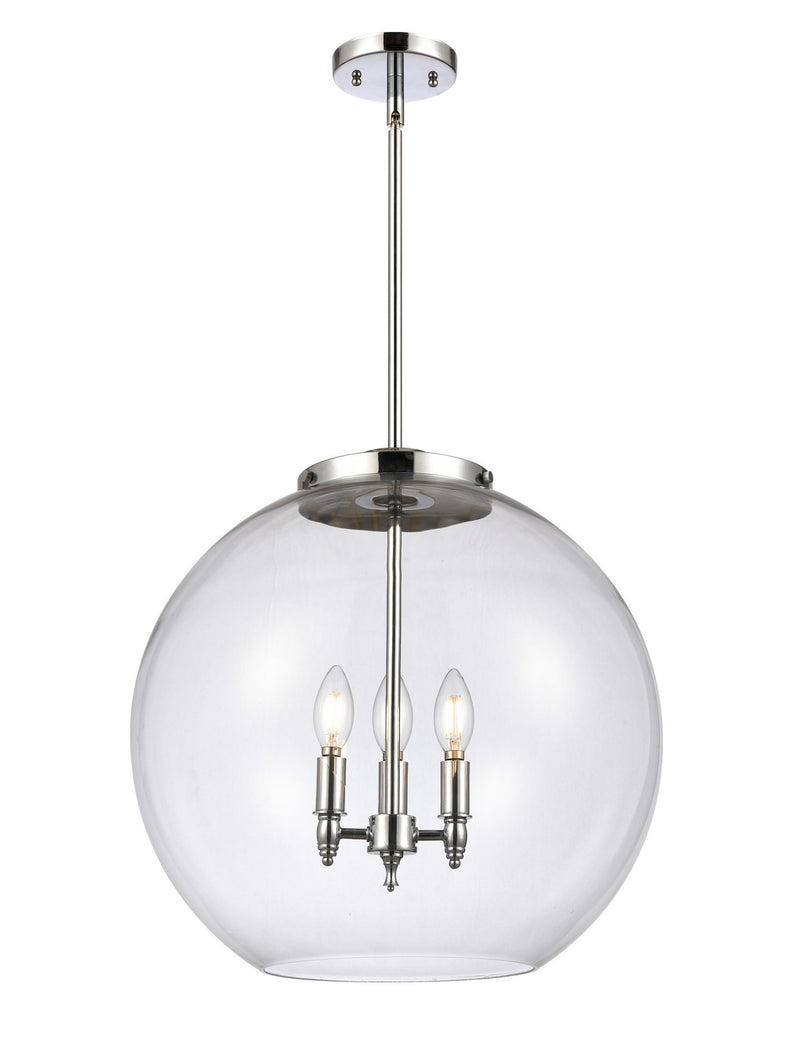 Innovations 221-3S-PC-G122-18-LED LED Pendant, Polished Chrome