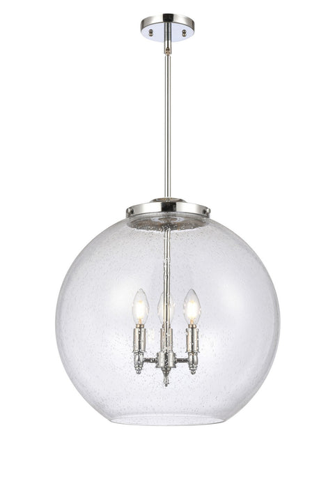 Innovations 221-3S-PC-G124-18-LED LED Pendant, Polished Chrome