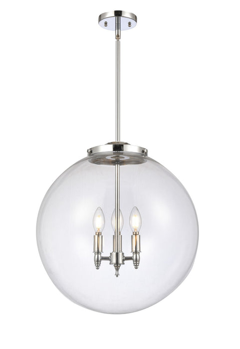 Innovations 221-3S-PC-G202-18-LED LED Pendant, Polished Chrome