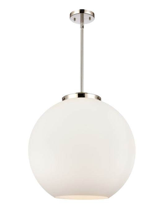 Innovations 221-3S-PN-G121-18 Three Light Pendant, Polished Nickel