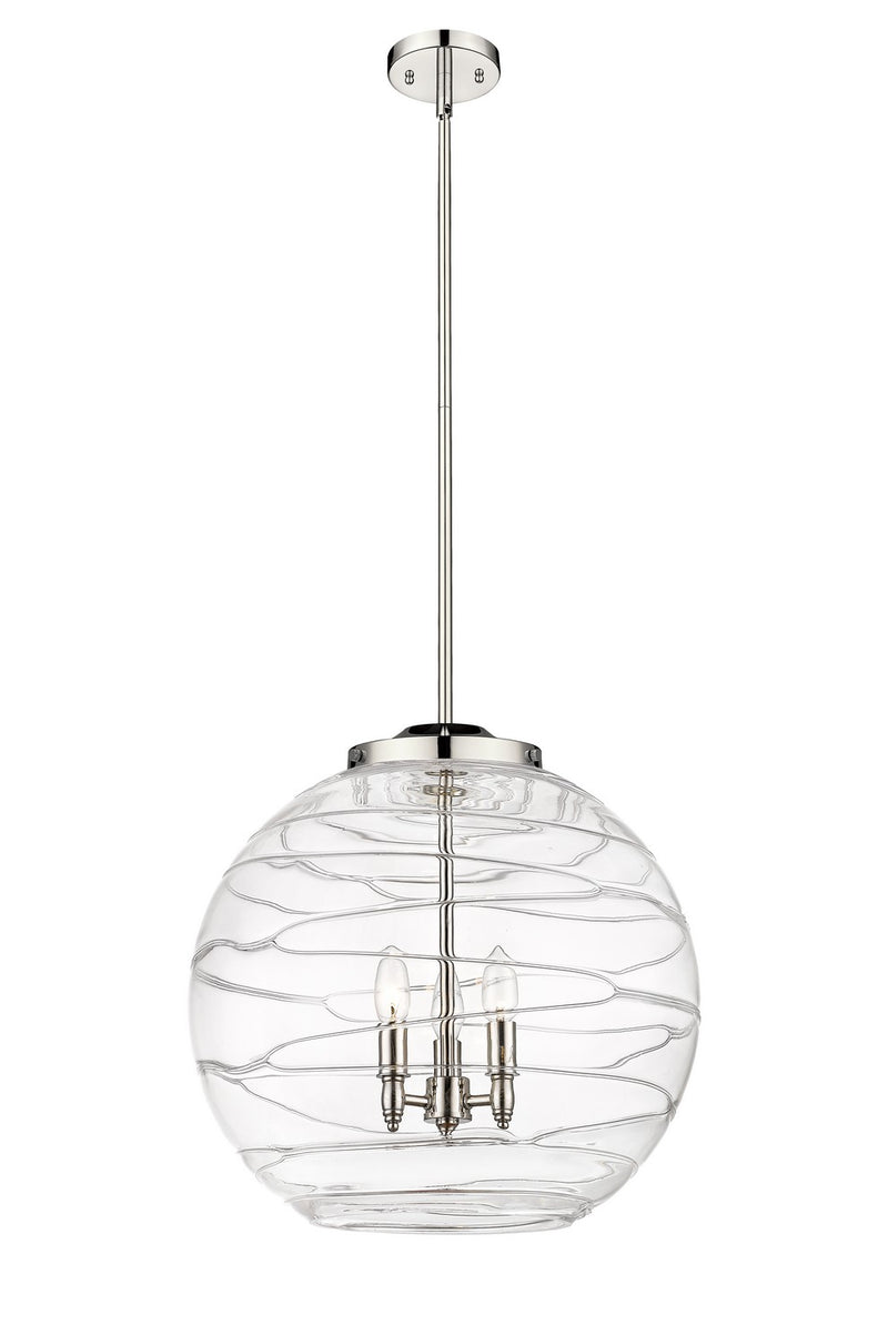 Innovations 221-3S-PN-G1213-18-LED LED Pendant, Polished Nickel