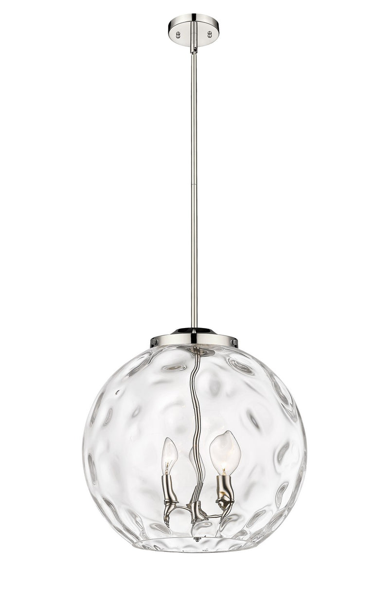 Innovations 221-3S-PN-G1215-16 Three Light Pendant, Polished Nickel
