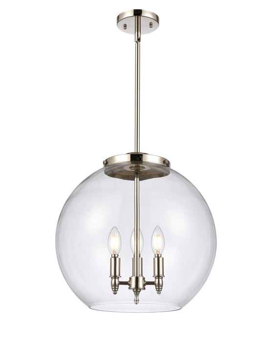Innovations 221-3S-PN-G122-16-LED LED Pendant, Polished Nickel