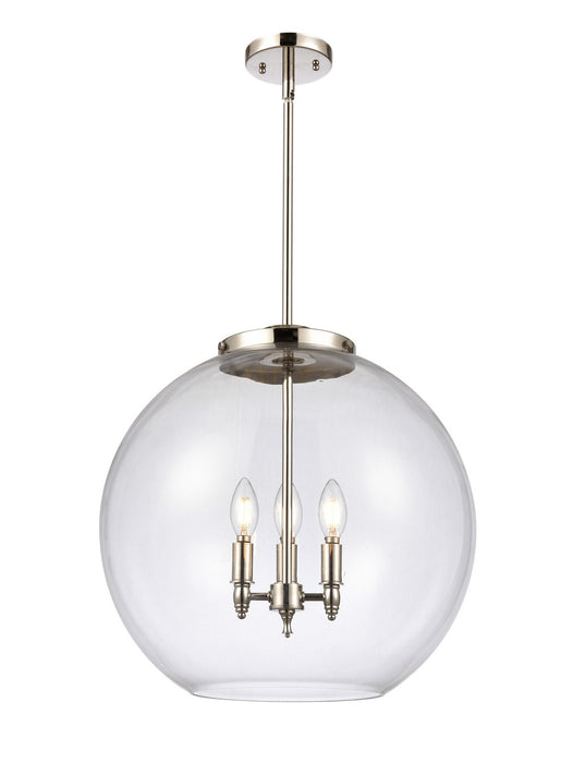 Innovations 221-3S-PN-G122-18-LED LED Pendant, Polished Nickel