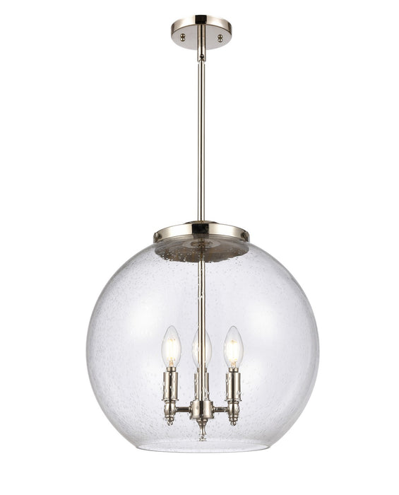 Innovations 221-3S-PN-G124-16-LED LED Pendant, Polished Nickel