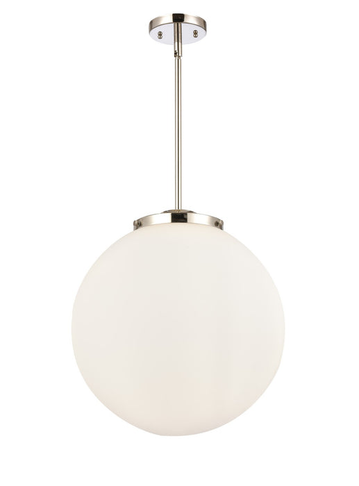 Innovations 221-3S-PN-G201-16 Three Light Pendant, Polished Nickel