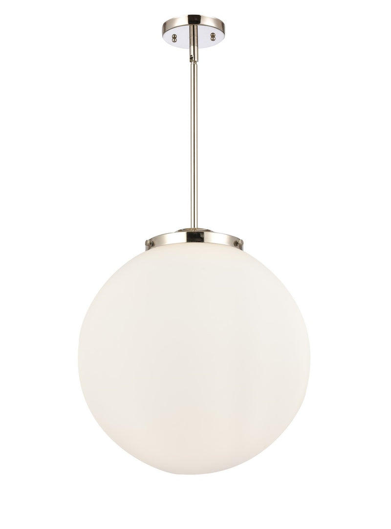 Innovations 221-3S-PN-G201-16-LED LED Pendant, Polished Nickel