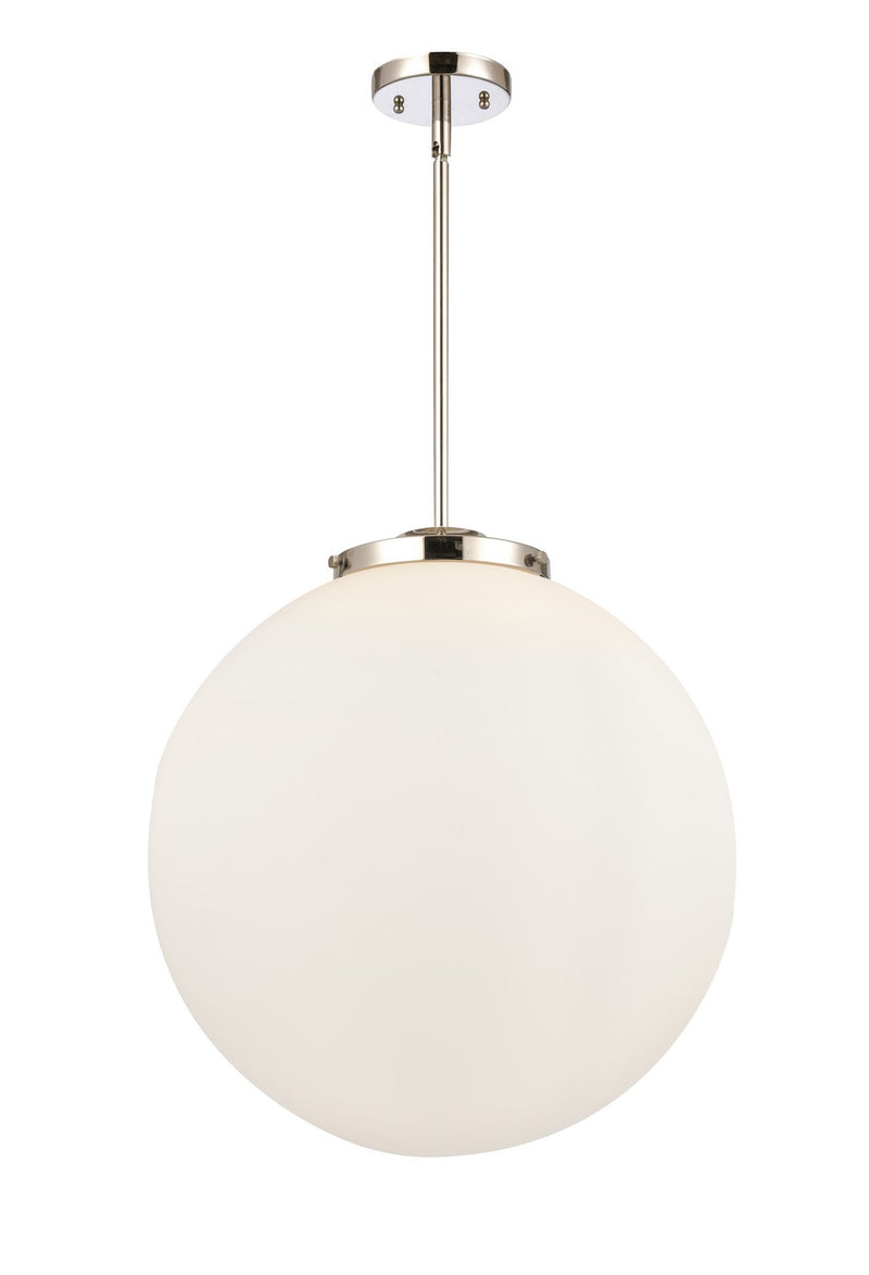 Innovations 221-3S-PN-G201-18-LED LED Pendant, Polished Nickel