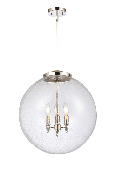 Innovations 221-3S-PN-G204-18-LED LED Pendant, Polished Nickel