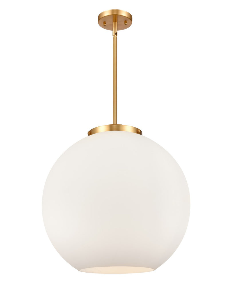 Innovations 221-3S-SG-G121-18-LED LED Pendant, Satin Gold