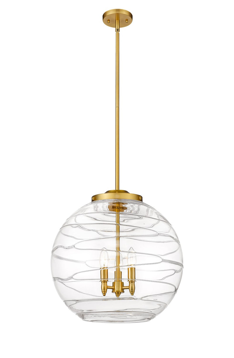 Innovations 221-3S-SG-G1213-18-LED LED Pendant, Satin Gold