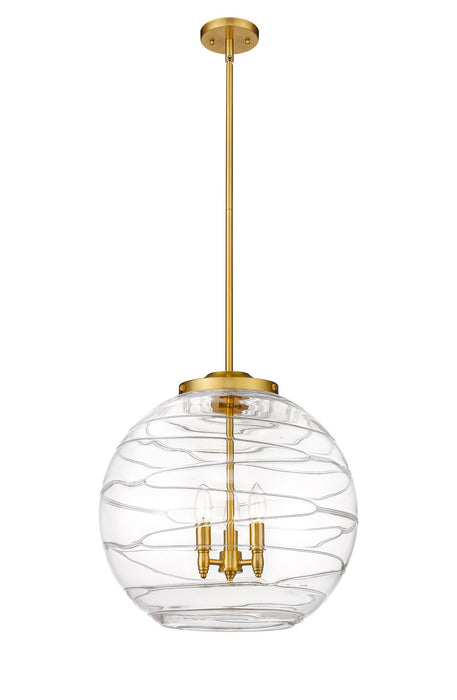 Innovations 221-3S-SG-G1213-18-LED LED Pendant, Satin Gold