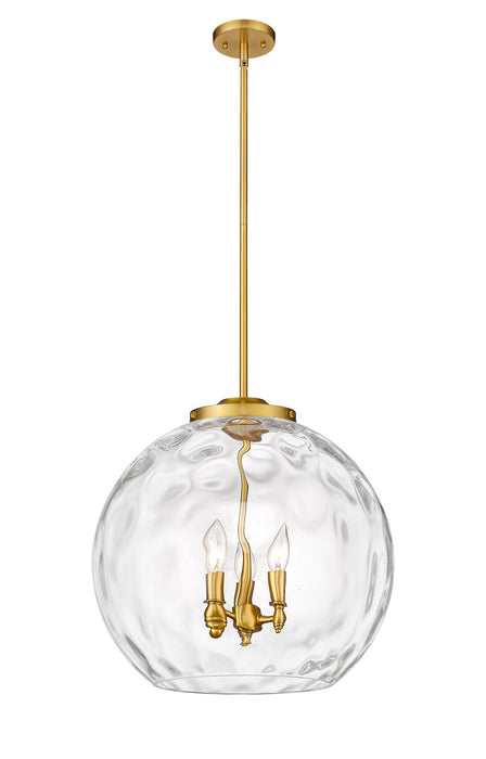 Innovations 221-3S-SG-G1215-18-LED LED Pendant, Satin Gold