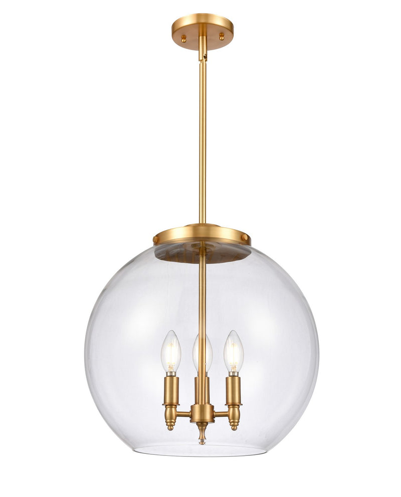 Innovations 221-3S-SG-G122-16-LED LED Pendant, Satin Gold