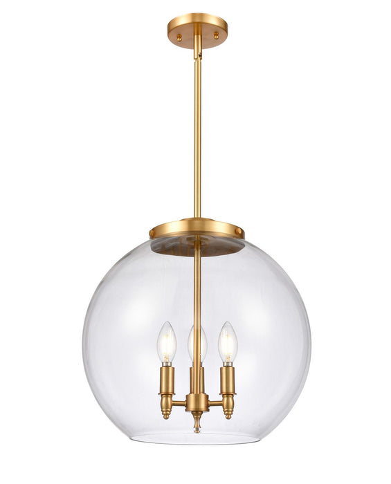 Innovations 221-3S-SG-G122-16-LED LED Pendant, Satin Gold