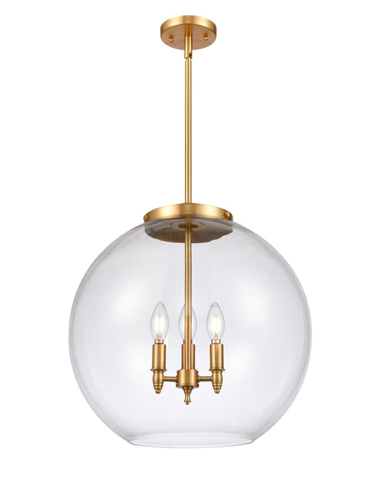 Innovations 221-3S-SG-G122-18-LED LED Pendant, Satin Gold