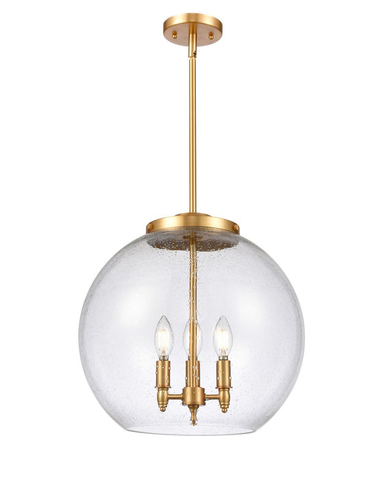 Innovations 221-3S-SG-G124-16-LED LED Pendant, Satin Gold