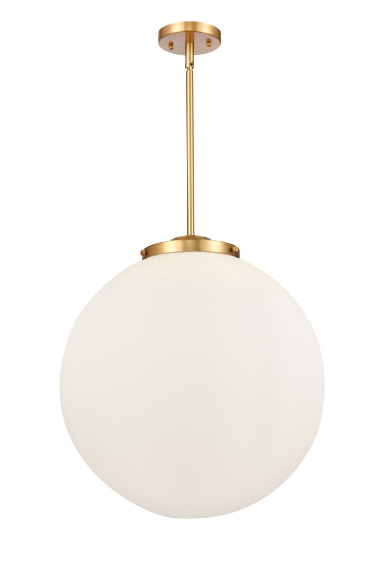 Innovations 221-3S-SG-G201-18-LED LED Pendant, Satin Gold