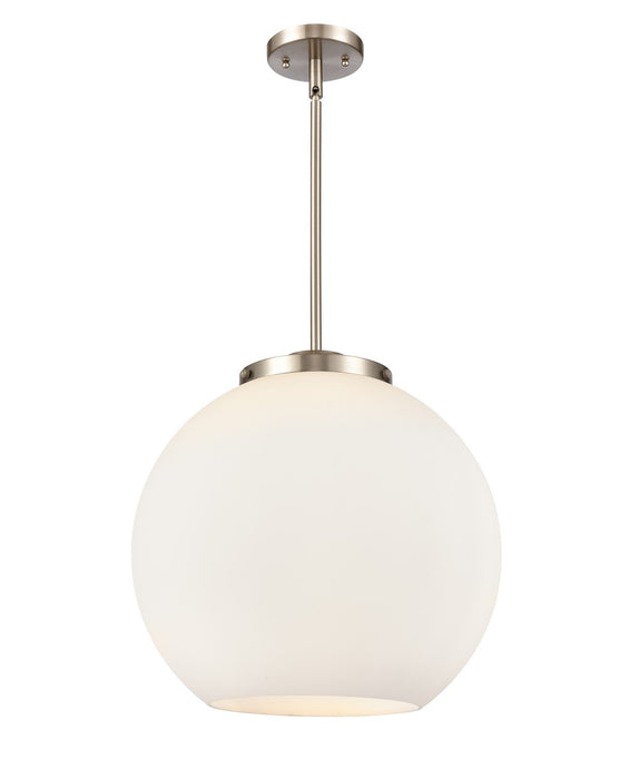 Innovations 221-3S-SN-G121-16 Three Light Pendant, Brushed Satin Nickel