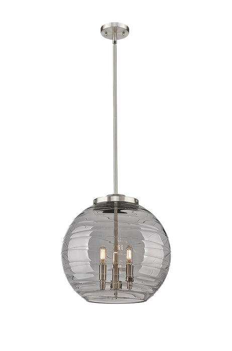 Innovations 221-3S-SN-G1213-16SM Three Light Pendant, Brushed Satin Nickel