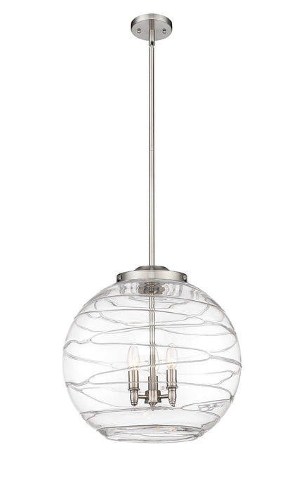 Innovations 221-3S-SN-G1213-18-LED LED Pendant, Brushed Satin Nickel