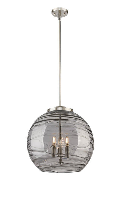 Innovations 221-3S-SN-G1213-18SM Three Light Pendant, Brushed Satin Nickel
