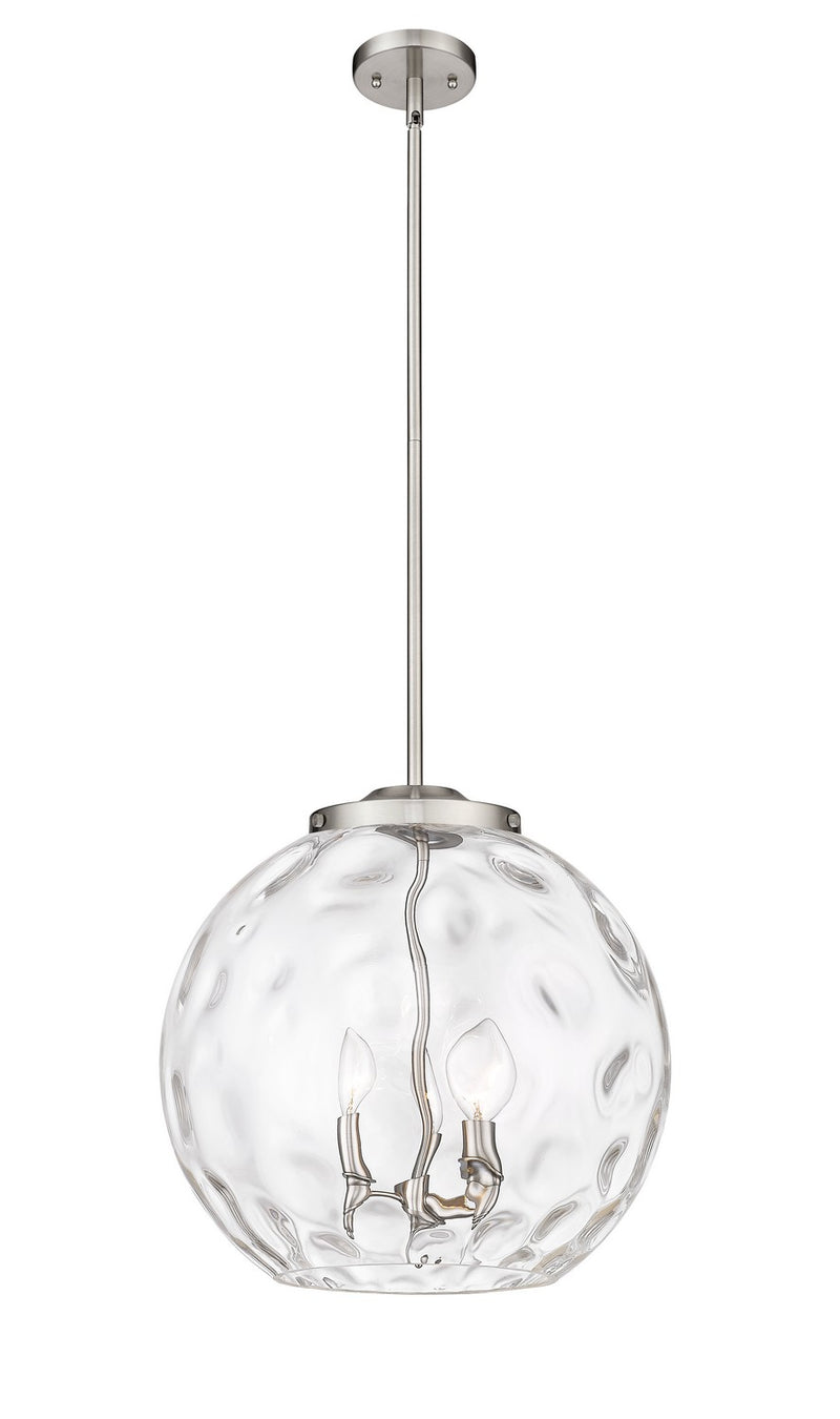 Innovations 221-3S-SN-G1215-16-LED LED Pendant, Brushed Satin Nickel