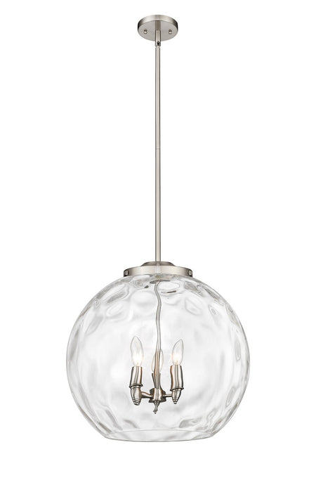 Innovations 221-3S-SN-G1215-18-LED LED Pendant, Brushed Satin Nickel