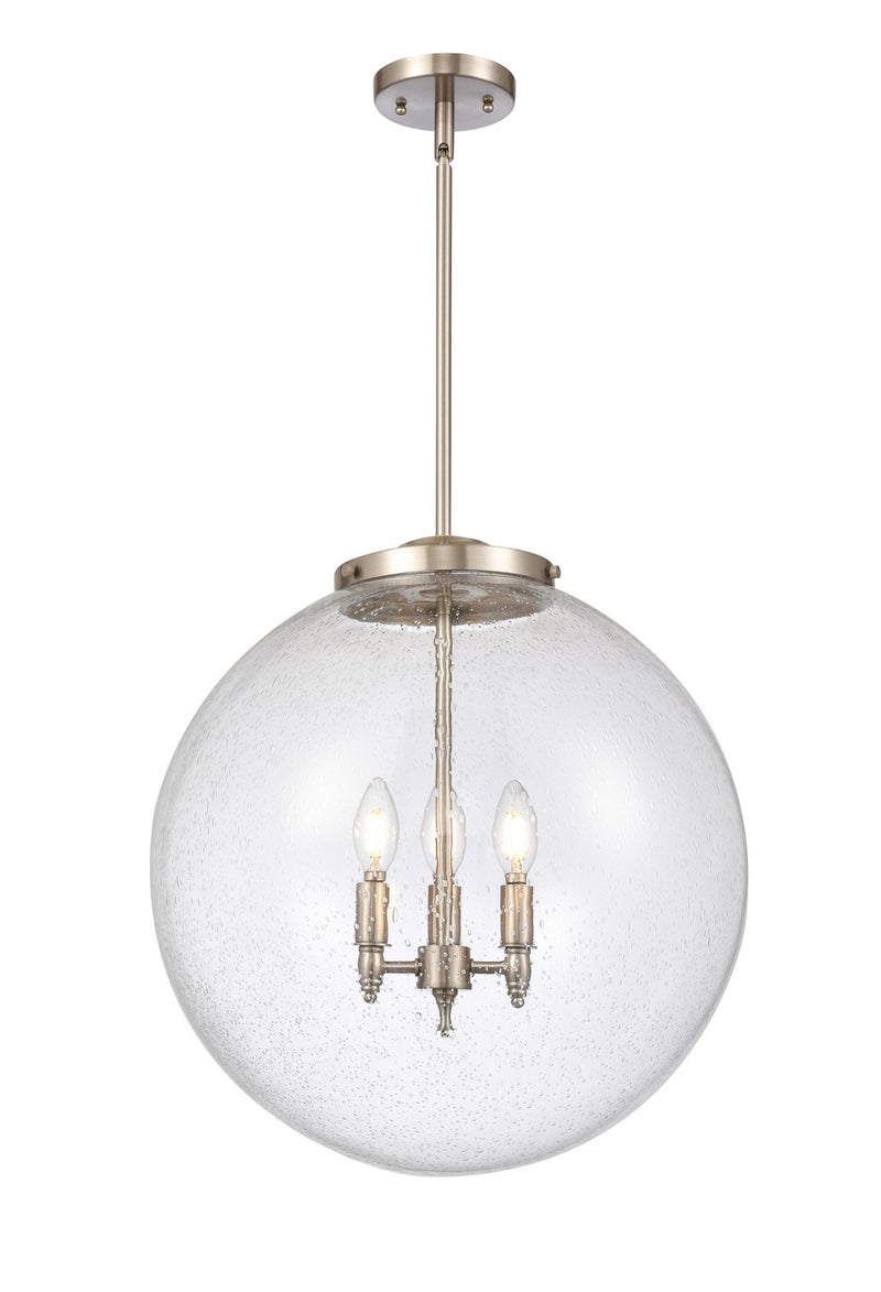 Innovations 221-3S-SN-G204-18-LED LED Pendant, Brushed Satin Nickel