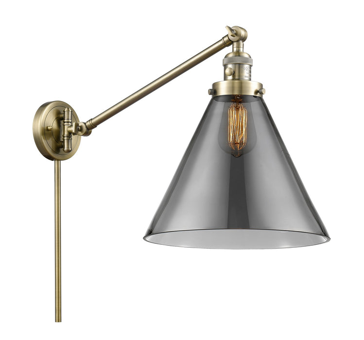 Innovations 237-AB-G43-L-LED LED Swing Arm Lamp, Antique Brass