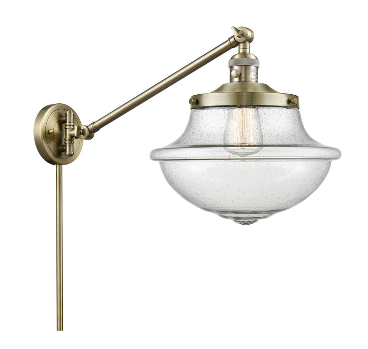 Innovations 237-AB-G544-LED LED Swing Arm Lamp, Antique Brass