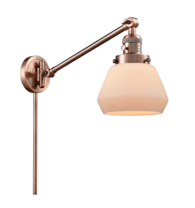 Innovations 237-AC-G171-LED LED Swing Arm Lamp, Antique Copper