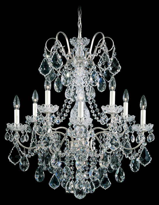 Schonbek 3657-22S Ten Light Chandelier, Heirloom Gold