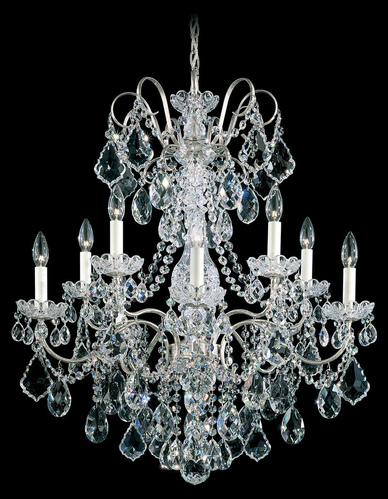 Schonbek 3657-26H Ten Light Chandelier, French Gold