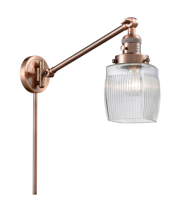 Innovations 237-AC-G302-LED LED Swing Arm Lamp, Antique Copper