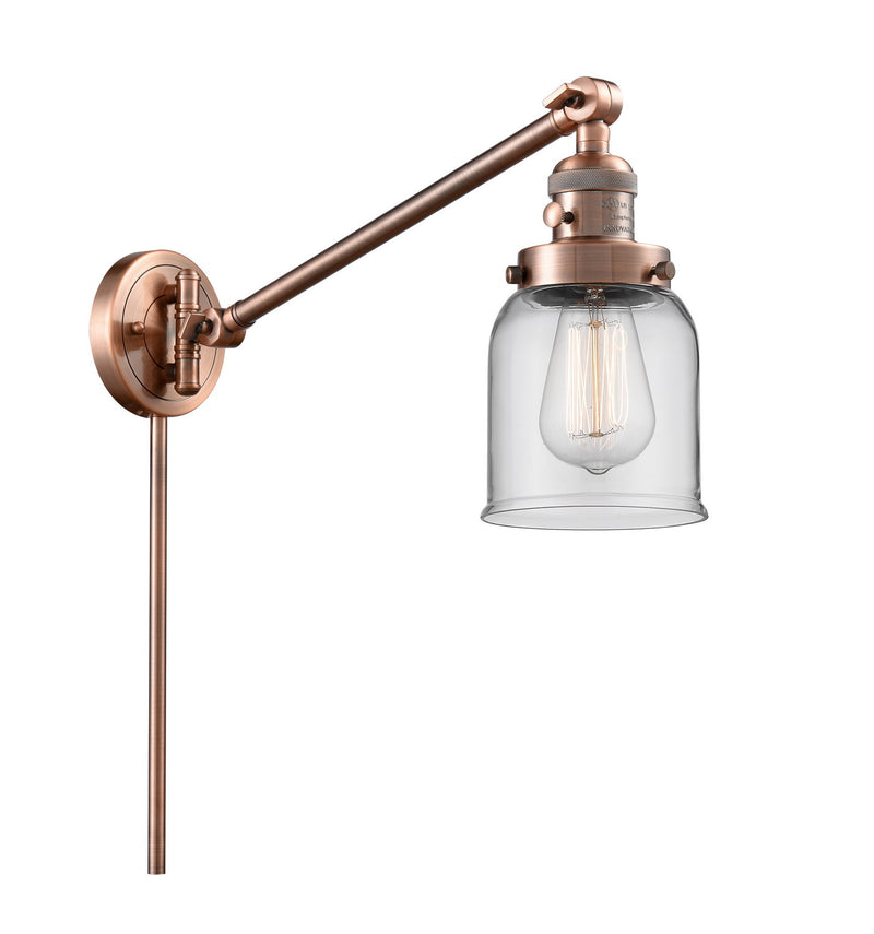 Innovations 237-AC-G52-LED LED Swing Arm Lamp, Antique Copper