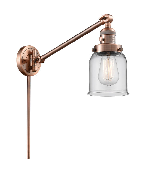 Innovations 237-AC-G52-LED LED Swing Arm Lamp, Antique Copper