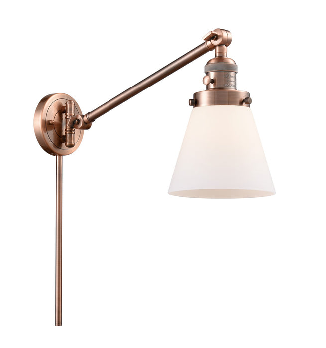 Innovations 237-AC-G61-LED LED Swing Arm Lamp, Antique Copper
