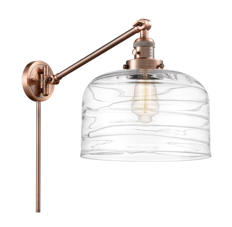 Innovations 237-AC-G713-L-LED LED Swing Arm Lamp, Antique Copper