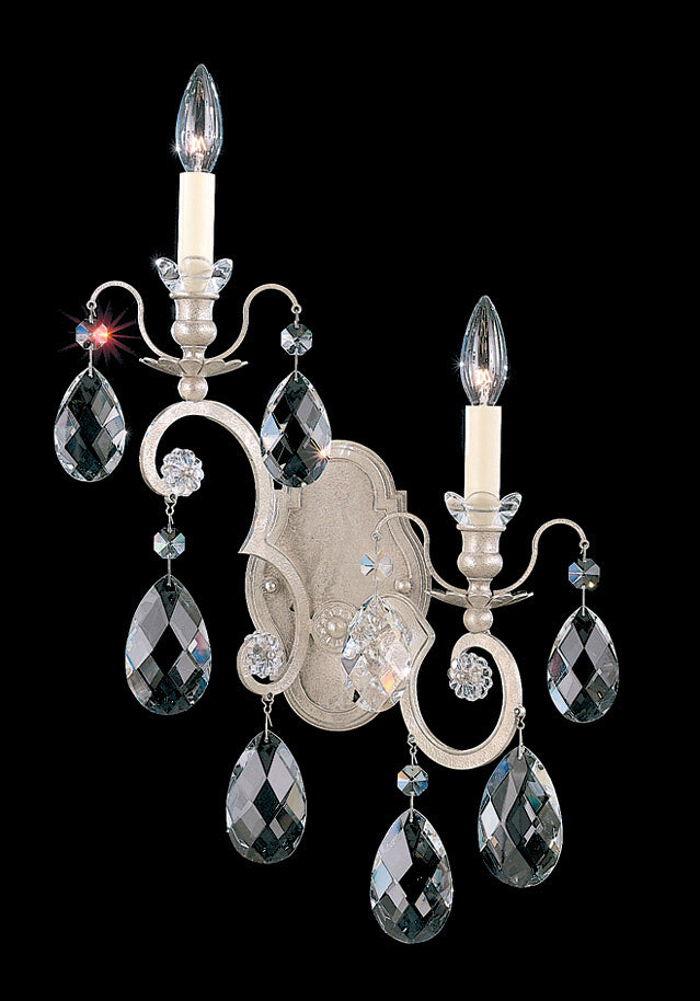 Schonbek 3757-26 Two Light Wall Sconce, French Gold