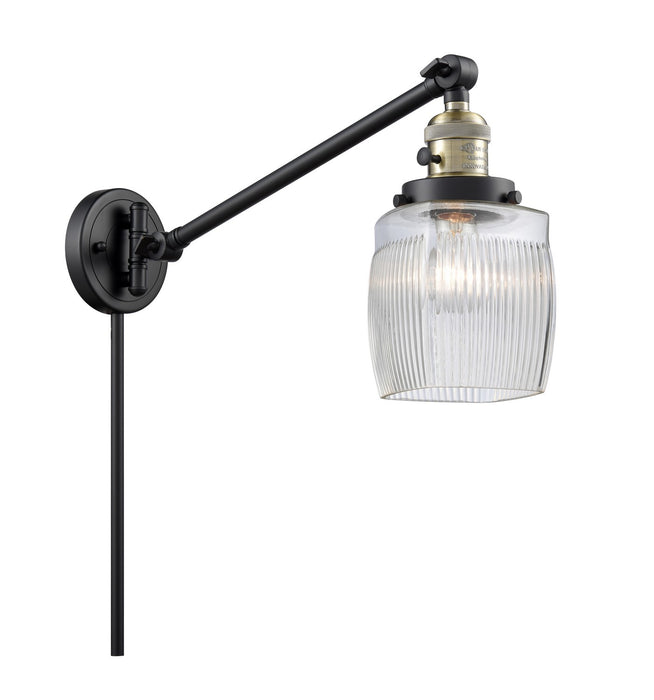 Innovations 237-BAB-G302-LED LED Swing Arm Lamp, Black Antique Brass