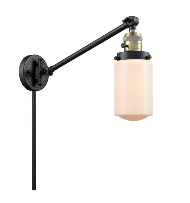 Innovations 237-BAB-G311-LED LED Swing Arm Lamp, Black Antique Brass